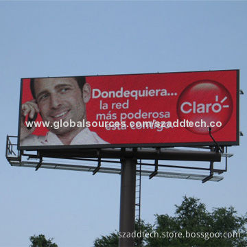P16 LED Digital Billboard, Installed Near Highway for Advertising Purposes